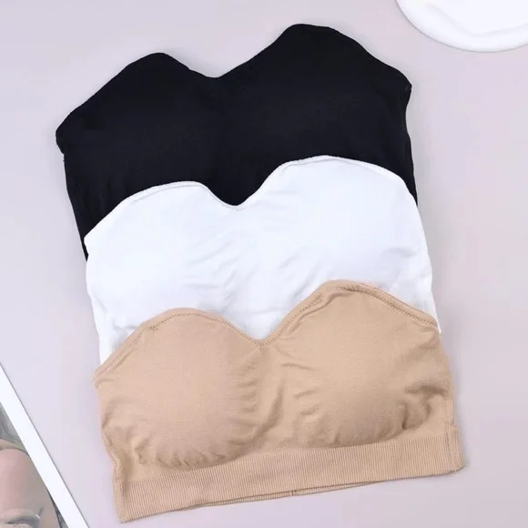 Lingerie Box 3 pc. Wireless Bandeau Bra - Picture 2 of 8